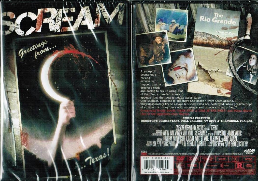 Scream New DVD From Shriek Show Horror Sci Fi Byron Quisenberry