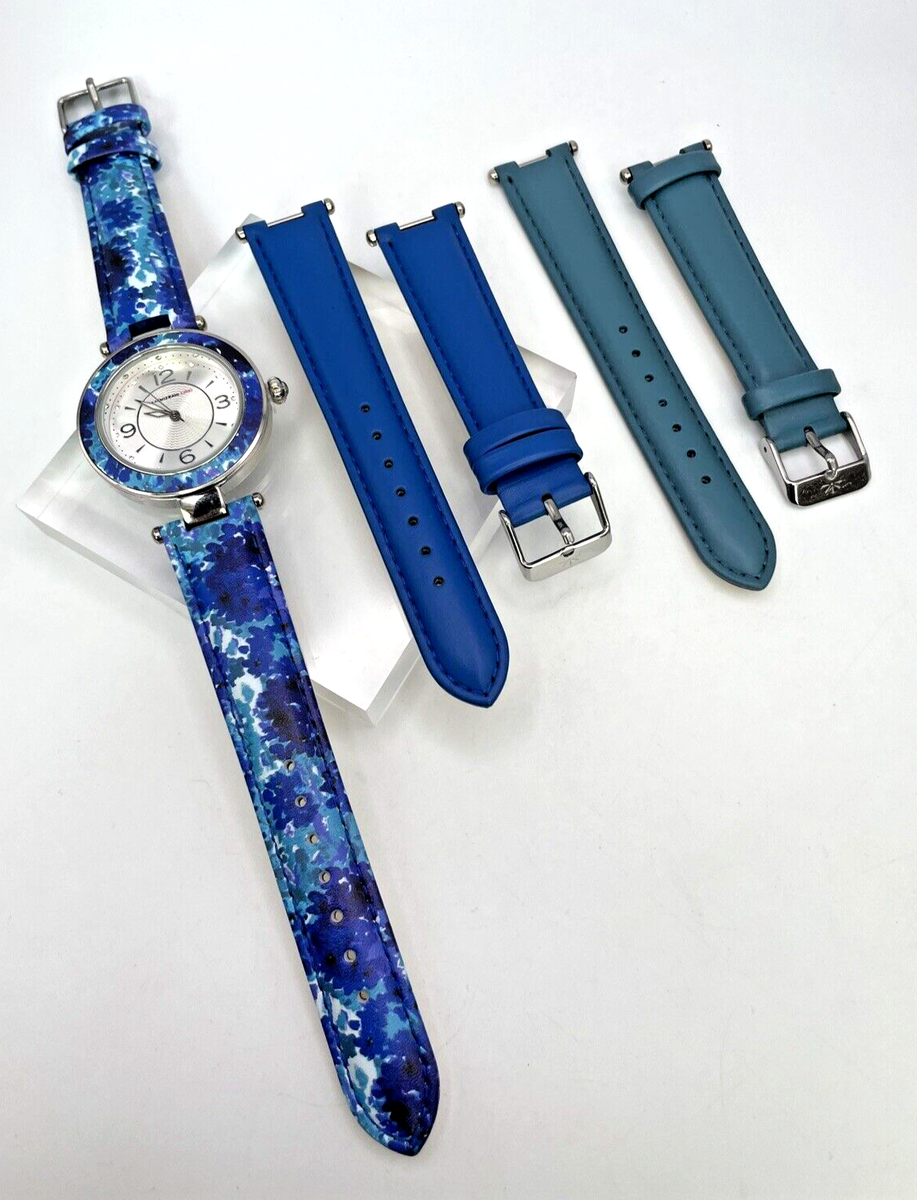 ISAAC MIZRAHI LIVE! T-Bar Interchangeable 3-Strap Watch Set  display picture 1
