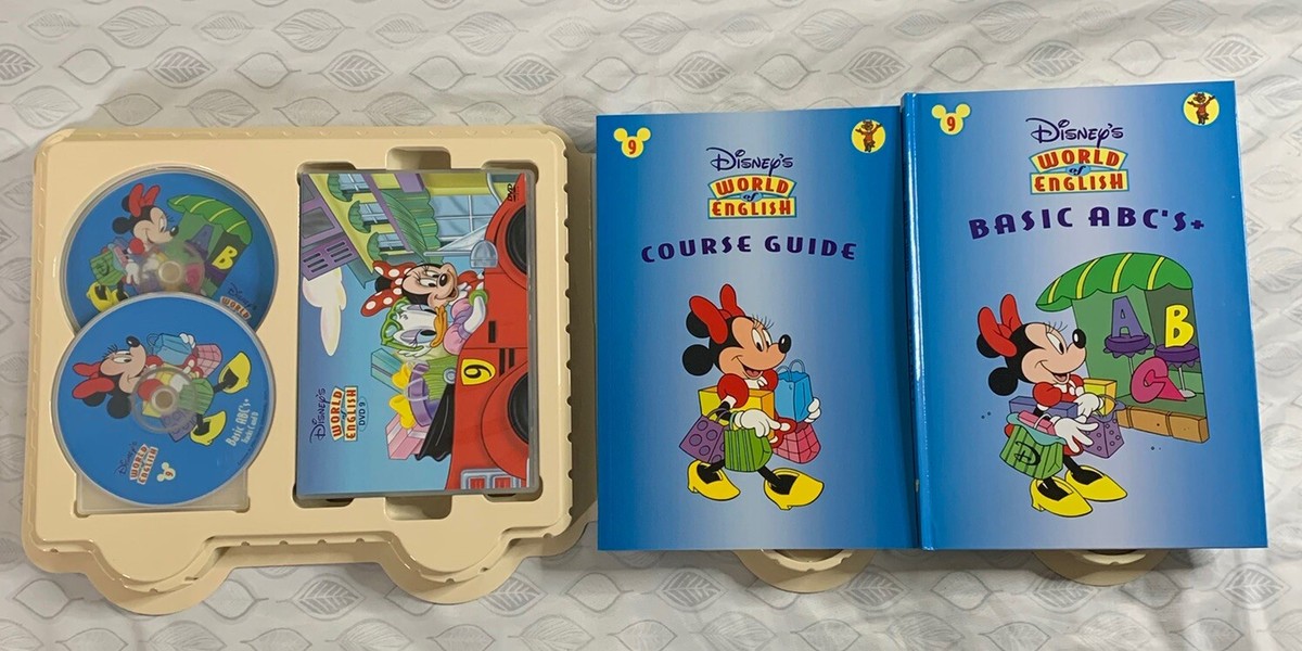 Walt Disney 2007 World Of English Collectible/ Learning Books And