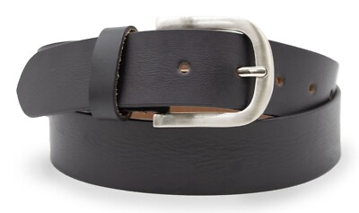 Premium Leather Belts for Men  Casual & Formal Dress Black Belt | eBay