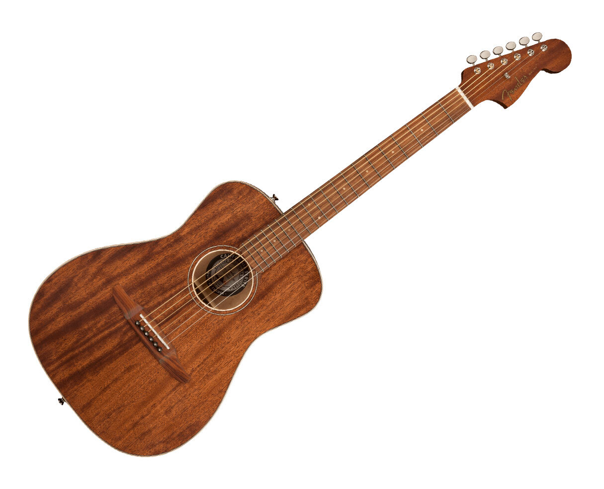 Fender Malibu Special All Mahogany w/ Bag - Natural w/ Pau Ferro FB