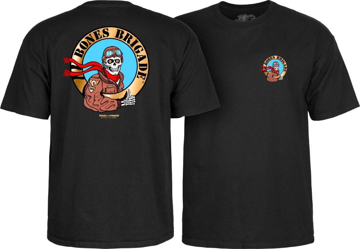 Bones Brigade OG Bomber T-Shirt Black - Skate One