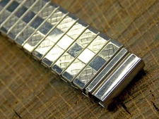Stainless Expansion Vintage NOS Unused Watch Band XShort for End-Pieces 14mm