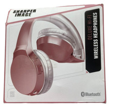Sharper Image Deluxe Hi-Fi Wireless Headphones - SBT665 - Pink