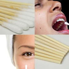 US1000 Pcs Cotton Swabs Applicator Q-tip 6" Extra Long Wood Handle Cleaning