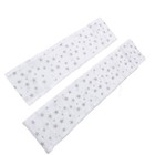 2pcs Breathable Mesh Baby Bed Bumper Mesh Crib Liner Anti Fall Cot Protector