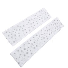 2pcs Breathable Mesh Baby Bed Bumper Mesh Crib Liner Anti Fall Cot Protector