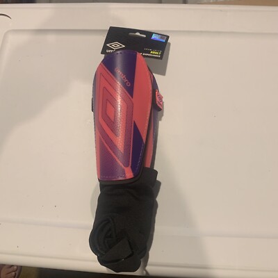 Umbro Soccer Shin Guards with Stirrup Ankle Guard Adult Size NEW