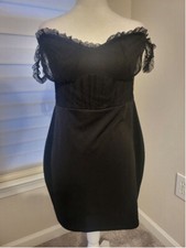 Women's PrettyLittleThing Dress Black Size 10