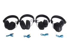 Lot of 04 JLab Studio Pro Over the Ear Wireless Headphones Black- Free Shipping.