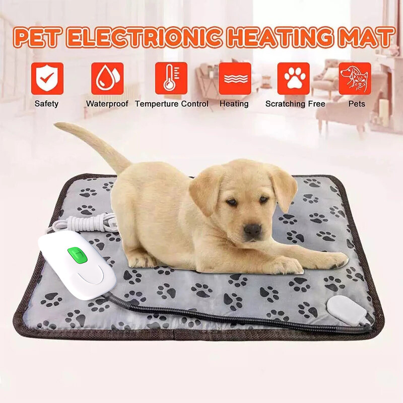 Electric Pet Heating Pad Warmer Heater Bed Heated Mat for Dog Cat