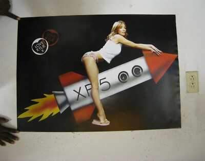 Kylie Minogue Poster Sexy Panties Stradling Rocket | eBay