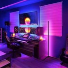 RGB Corner Floor Lamp – LED Mood Lighting Living Room, Bedroom, or Gaming Setup