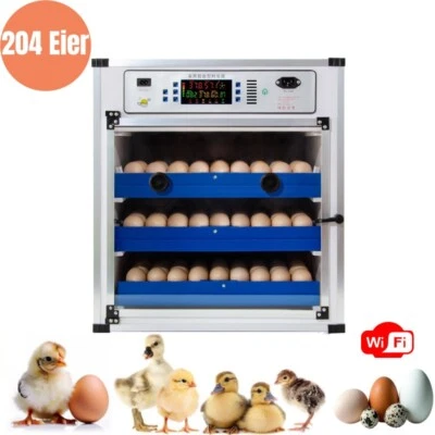 DE Eier Vollautomatische Brutmaschine Brutapparat Flächenbrüter Inkubator Brüter - Bild 1 von 4