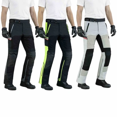 Herren Mesh Motorradhose Textil CE-Protectoren – Luftige Motorrad Biker Hose Neu - Bild 1 von 2