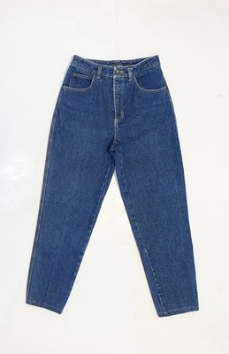 Women s Lizwear Jeans Size 6 Vintage 90s Mom Jean Dark Wash High Rise Cotton