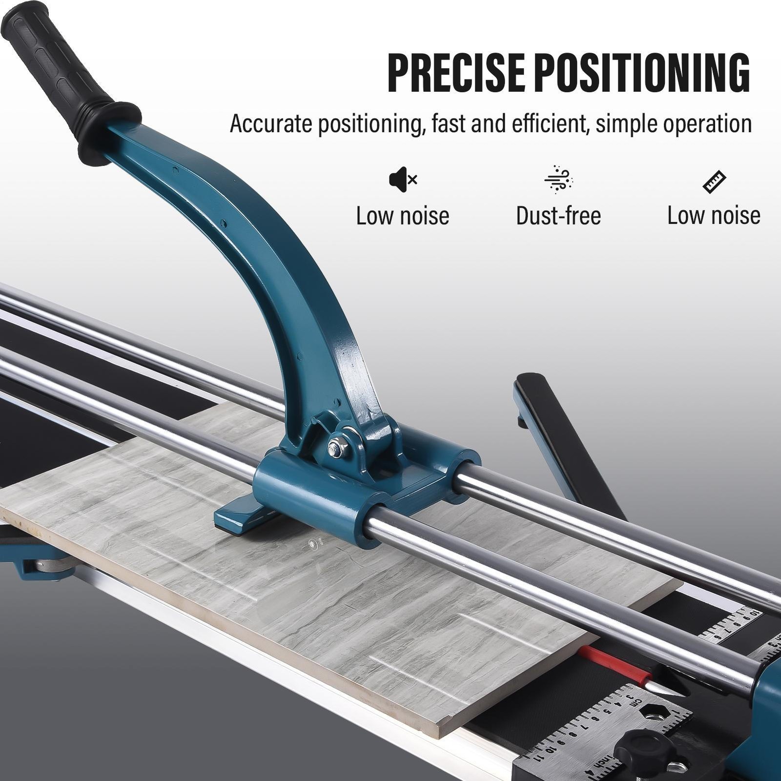 48" Manual Tile Cutter Cutting Machine 1200mm Precise Industrial Heavy Duty