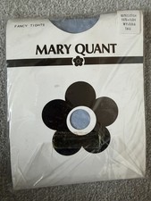 Mary Quant Vintage Fancy Tights 100% Nylon Made In Italy