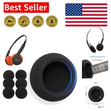 3 Pairs Black Replacement Ear Pads for JLAB Rewind Rewind 2 - Comfort Enhanced