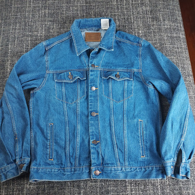 C. E. Schmidt Workwear Mens Blue Denim Jean Jacket Size XL