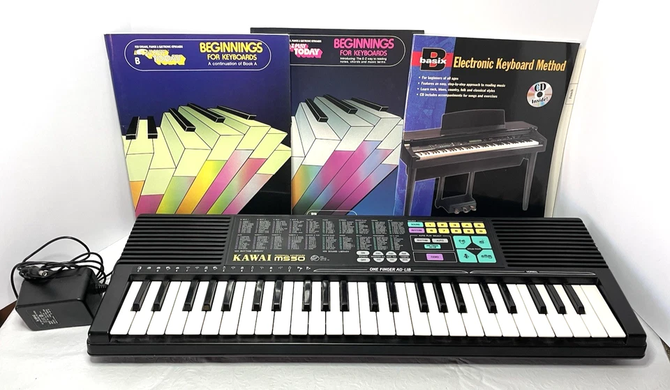 Kawai MS-50 49 teclas PCM Sound Quarity, almohadillas de batería, estéreo, biblioteca de sonido/ritmo Foto 3 de 4