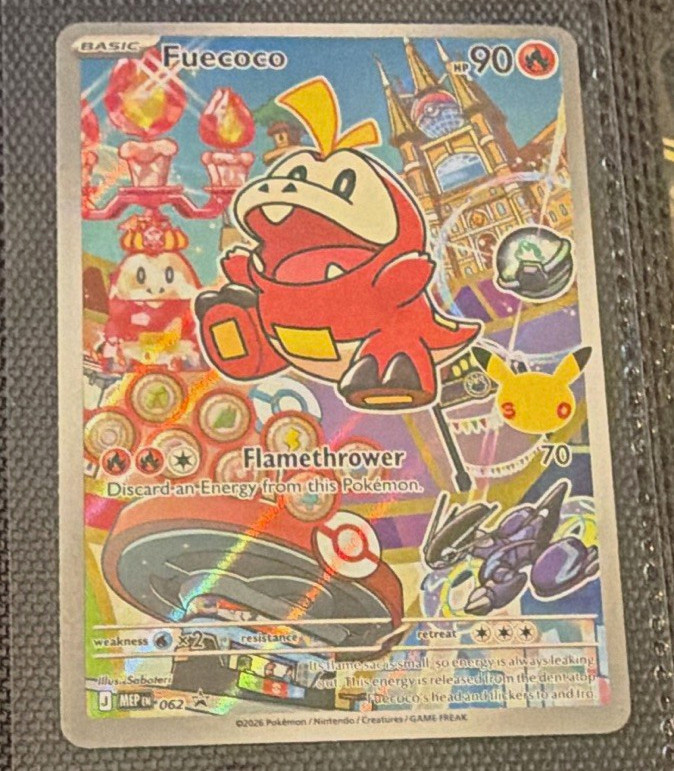 Pokémon TCG Fuecoco Full Art Holo 201/193 Paldea Evolved ENG 2023
