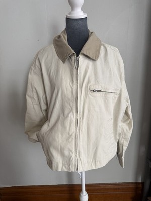 Women s Vintage GAP Short Boxy Barn Chore Jacket, LG, Farm Grunge Workwear 