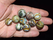 all top picks JABO/DAS Lot of 10 mixed runs collector marbles .750 MINT
