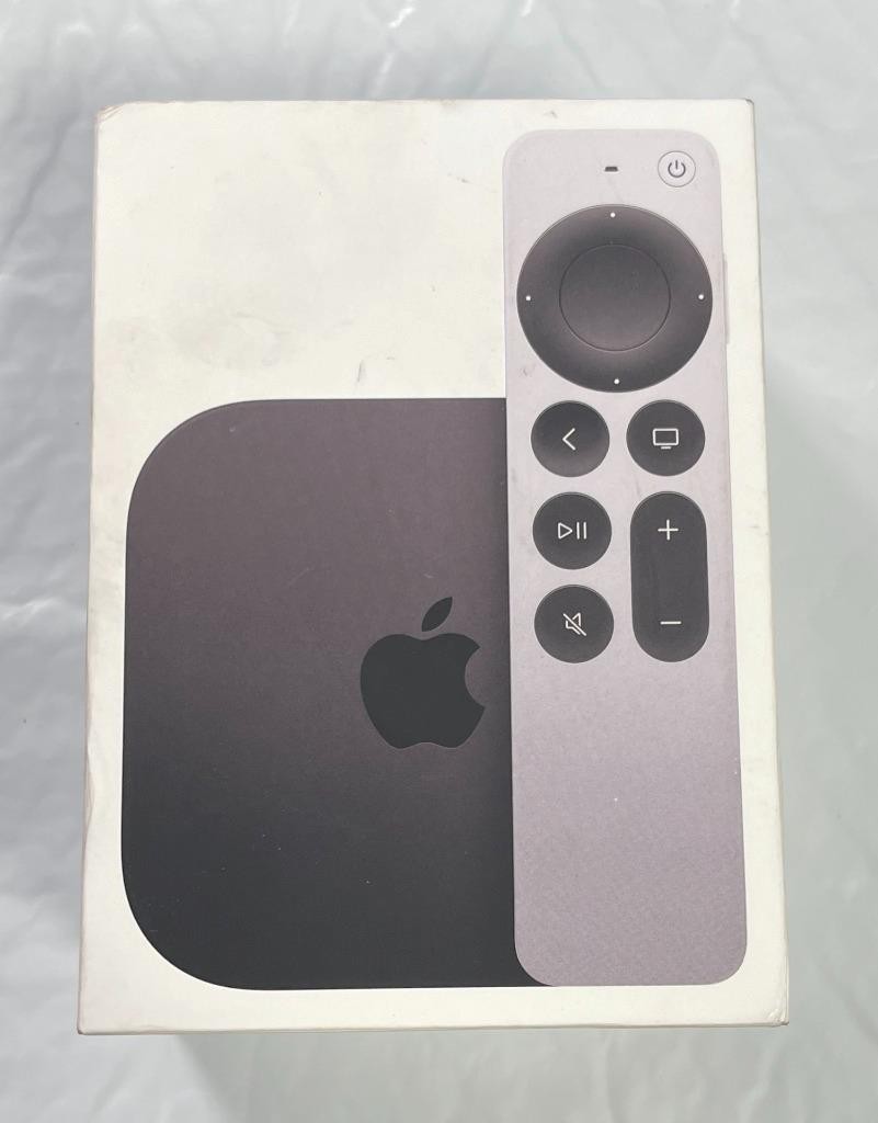 Apple tv 4K Wi-Fi + Ethernet 第3世代　128GB Apple TV 4K 3rd Gen. 128GB Media Streamer - Black, Wi-Fi +