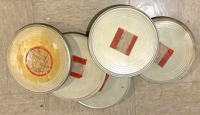 grosse Filmdose DEFA  16mm mit Metall Spule aus DDR Produktion