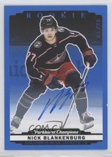 2022 Upper Deck Parkhurst Champions Rookies Blue 1/25 Nick Blankenburg Auto 15qv