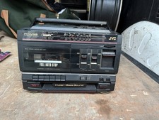 Vintage JVC PC-V33 Ghetto Blaster Boombox Radio Cassette 1980s Retro Portable