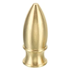 PATIKIL 1.6" Tall Brass Lamp Finials Cap Knob, 1 Set Lamp Screw Holder Tapped...