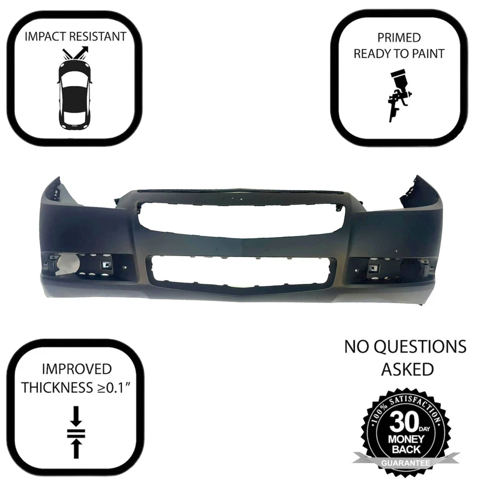 Parachoques delantero cebado fascia para Chevrolet Malibu 2008-2012 20832808 GM1000858 CLT Foto 2 de 4