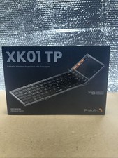 ProtoArc Foldable Bluetooth Keyboard with Touchpad Portable XK01 TP- Gray