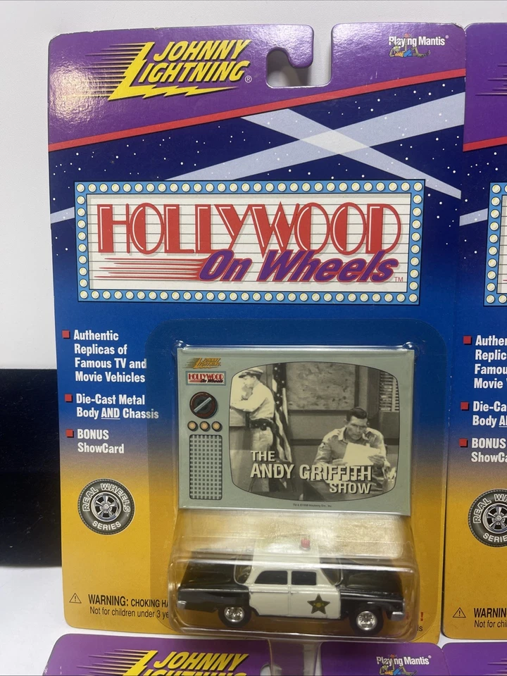Lot of ALL 6 Johnny Lightning Hollywood on Wheels  Cars New Factory Sealed - Image 2 of 4