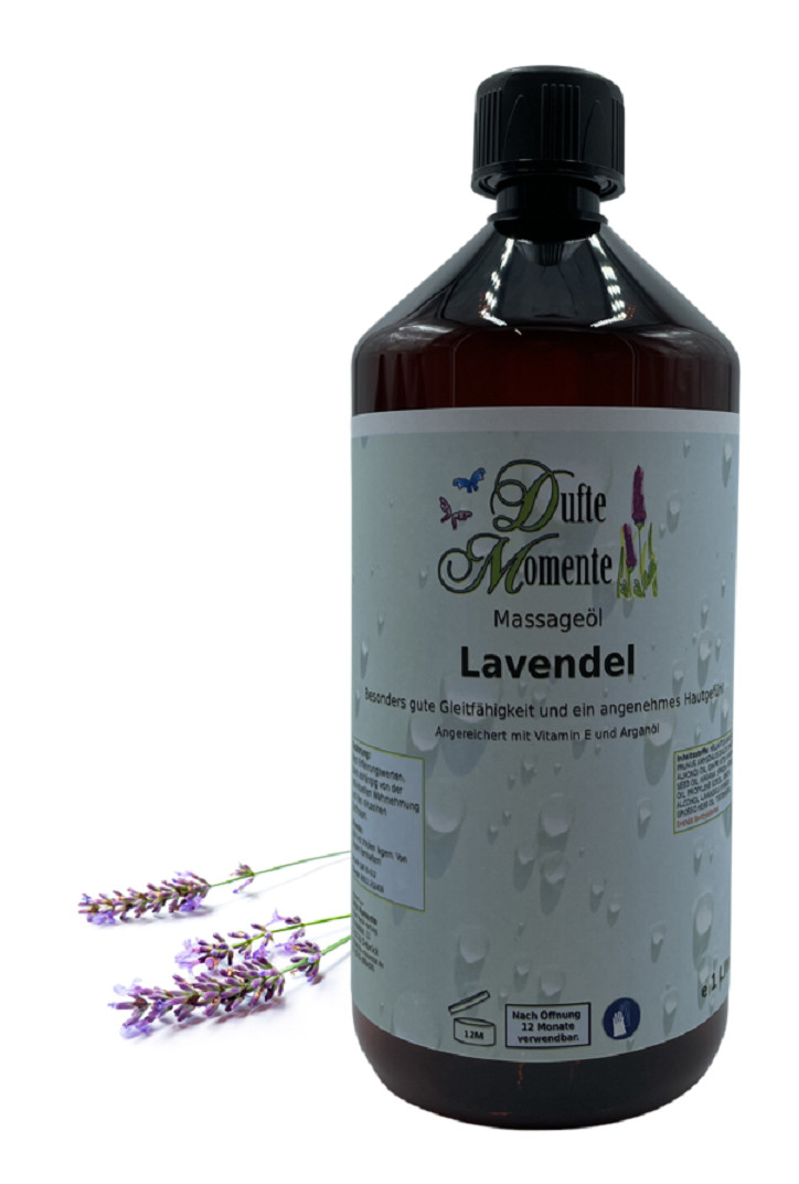 Massageöl Lavendel | beruhigend & entspannend | natürlich vegan | Made in German