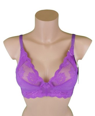 Triumph Amourette 300 Summer N BH ohne Bügel Lila Blueberry Cream 3089/2G Spitze