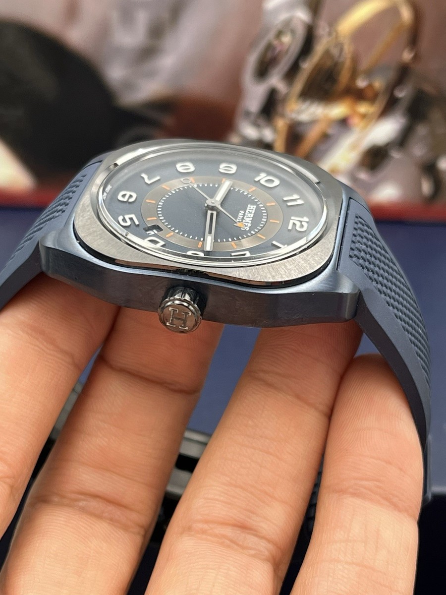 HERMES Hermes H08 Navy SP1.744 Case Size 39mm Men's Watch #5114