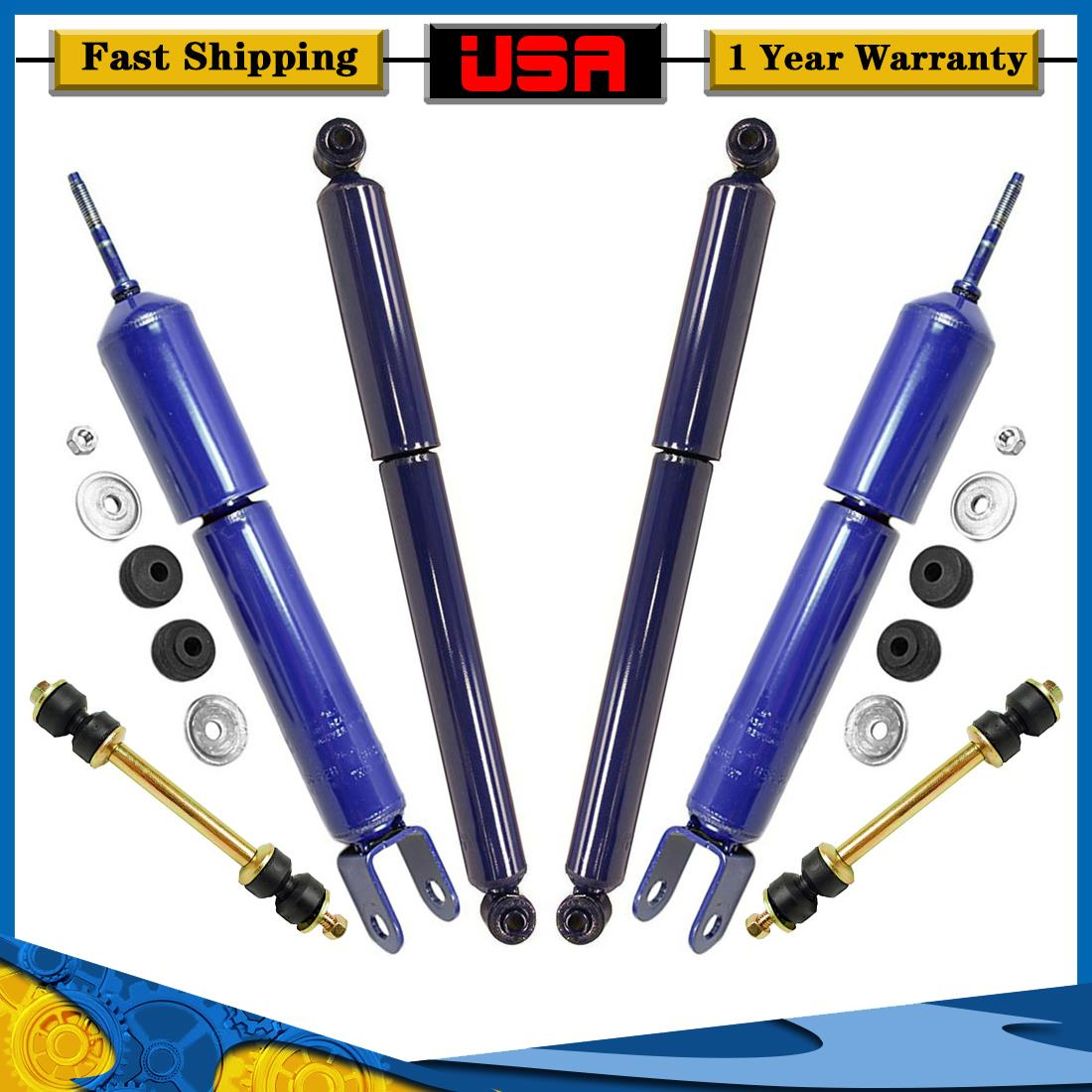 4x4 Monroe Shocks Struts W/ Sway Bar Kit For 1999-2006 Chevy Silverado 1500 4WD