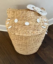 Pottery Barn Hello Kitty® Heritage Lidded Hamper - New