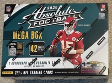 2025 Panini Absolute NFL Football Mega Box - Factory Sealed - Target Orange -Qty