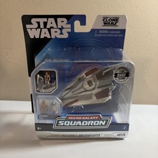 STAR WARS MICRO GALAXY SQUADRON MACE WINDU   S JEDI STARFIGHTER 1 15000 RARE  0170