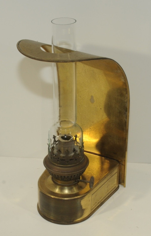 Oil Lamp Brass Nautical Wall Sconce DHR  Holland Den Haan Rotterham