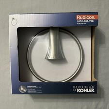 Kohler Rubicon Towel Ring Vibrant Brushed Nickel R26114-BN New In Box 1002856738
