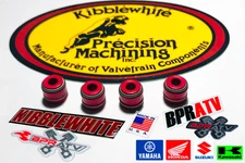 05-17 Honda CRF450X CRF 450X Kibblewhite RED Viton Valve Stem Seals Set of 4 USA