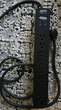 APC SurgeArrest Surge Protector, 7-Outlet, 6' Cord, Gray, PE76