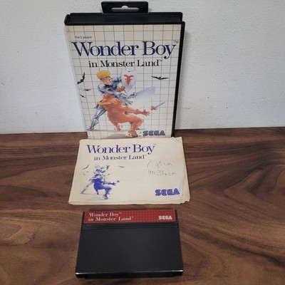 Wonder Boy In Monster Land Segs Master System - OVP und Anleitung
