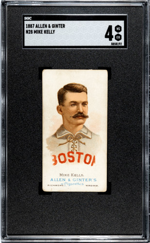 1887 N28 Allen & Ginter #27 Mike Kelly