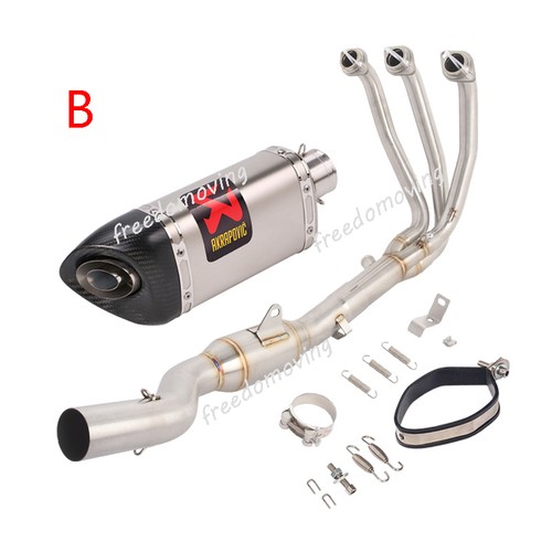 For CFMOTO 675SR 2024 2025 Exhaust System 51mm Muffler Silencer Header Link Pipe - Picture 4 of 12